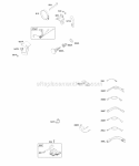 Ignition Diagram and Parts List for 213432-0100-E1  Briggs and Stratton Engine